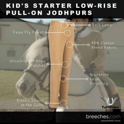 Image showing  Children's Prime Jodhpurs With Belt Loops