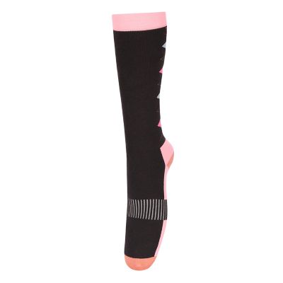 TuffRider Neon Winter Argyle Socks