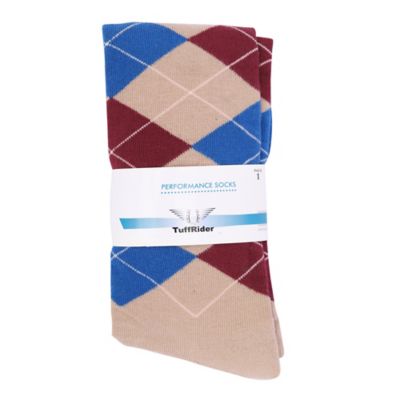 TuffRider Argyle Knee Hi Socks, 10039-104_03-43-10_STD