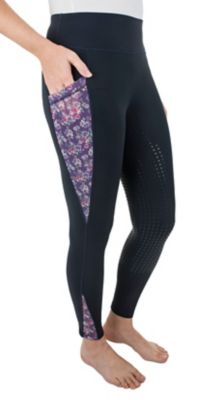 Image showing 1 th TuffRider Women's Minerva 3 Season Printed Full Seat Tights