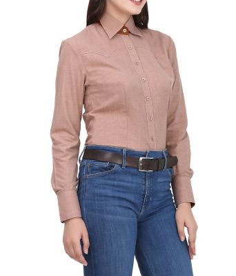 Image showing 2 th TuffRider Women's Abilene Western Shirt