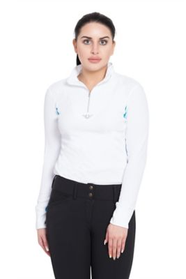 TuffRider Women's Ventilated Technical Long Sleeve Sport Shirt