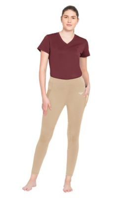 Image showing  Women's Minerva EquiCool Pull-on Tights, Silicone Knee Patches