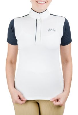 Equine Couture Women's Magda Equicool Short Sleeve Show Shirt