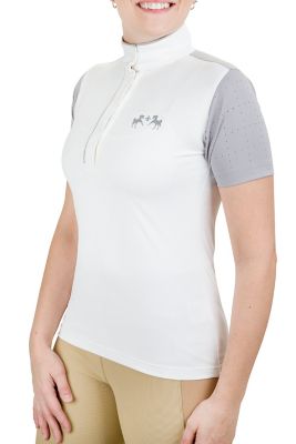 Equine Couture Women's Magda Equicool Short Sleeve Show Shirt