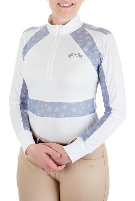 Equine Couture Women's Nicolette Equicool Long Sleeve Show Shirt