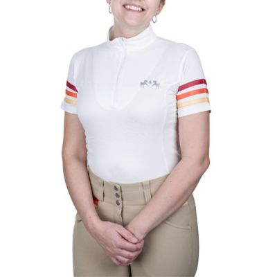 Image showing  Gradient Short Sleeve Show Shirt with Arm Stripes