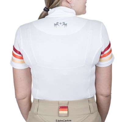 Image showing  Gradient Short Sleeve Show Shirt with Arm Stripes