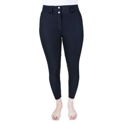 Image showing  Charlotte Suede Knee Patch Breech