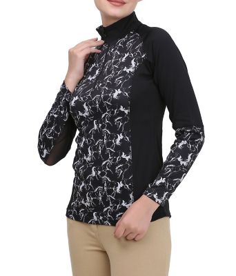 Image showing  Women's Linear Horses Sport Shirt