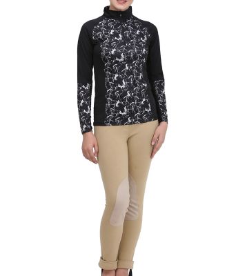 Image showing  Women's Linear Horses Sport Shirt