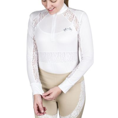 Equine Couture Spicy Girl Cinnamon Long Sleeve Show Shirt