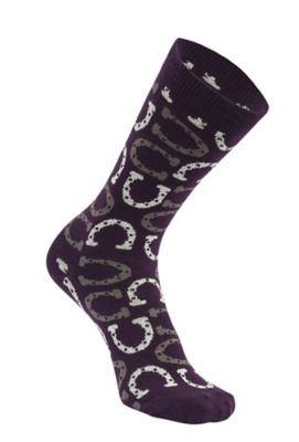 Image showing  Women's Lucky Horseshoes Socks 6 pack, 63-A843-LH