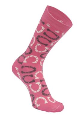 Image showing  Women's Lucky Horseshoes Socks 6 pack, 63-A843-LH