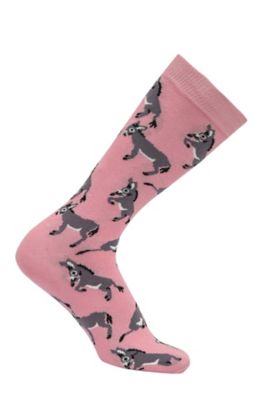 Image showing  Women's Playful Donkeys Socks 6 pack, 63-A844-PD