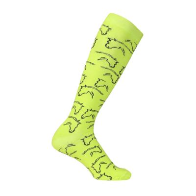 Image showing  Women's Horse Heads Knee Socks, Assorted Colors, 6-Pairs