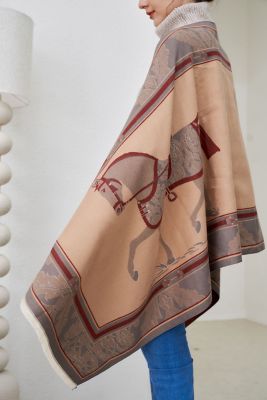 Image showing  Baroque Horses Acrylic Cashmere Scarf