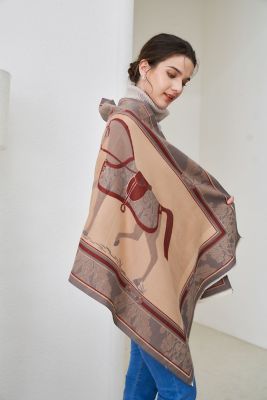 Image showing  Baroque Horses Acrylic Cashmere Scarf