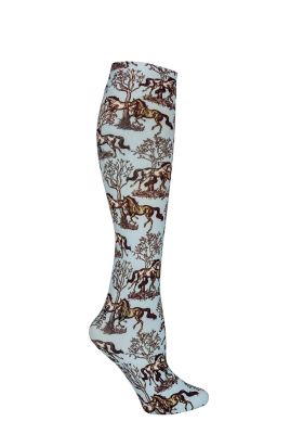 AWST Int'l Women's Lila Blue Toile Socks, 63-008-BT