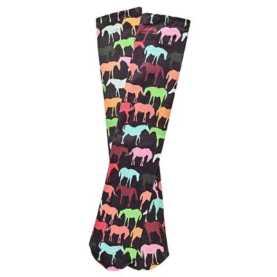 AWST Int'l Women's Colorful Horses Socks, 63-034-CH