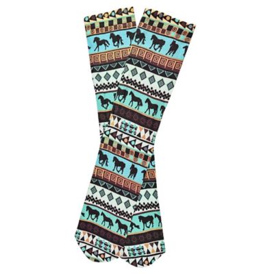 AWST Int'l Women's Tribal Horses Socks, 63-037-TH