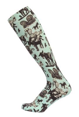 AWST Int'l Women's Cactus Donkeys Socks, 63-081-CD