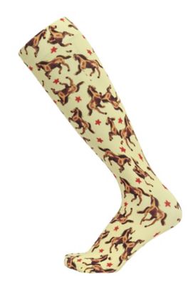 AWST Int'l Women's Starlight Horses Socks, 63-085-SH