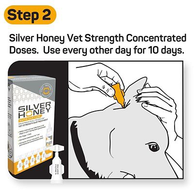 Image showing  Rapid Ear Care Vet Strength Ear Treatment Rinse with Concentrated Doses for Cats and Dogs