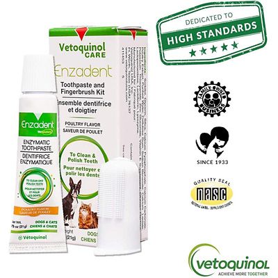 Image showing  Enzymatic Pet Fingerbrush Kit, Poultry Flavor, 21g