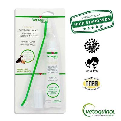 Image showing  Enzymatic Pet Toothbrush Kit, Poultry Flavor, 90g