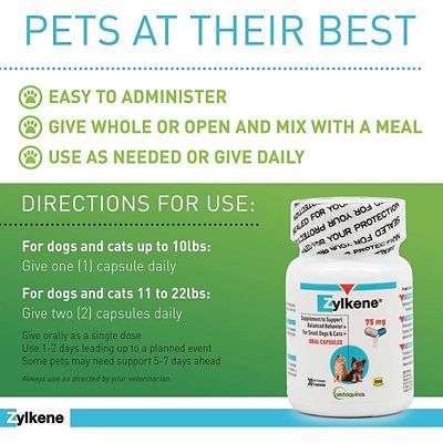 Image showing  Calming Supplement Capsules for Dogs and Cats, 30 ct.