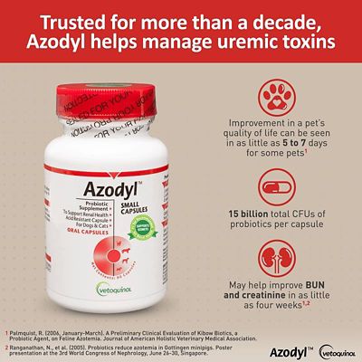 Image showing  Azodyl Small Capsules for Cats and Dogs, 90 ct.