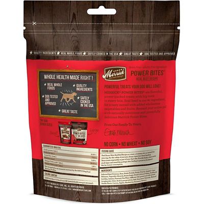 Image showing  Power Bites Real Beef Flavor Soft and Chewy Dog Treats, 6 oz.