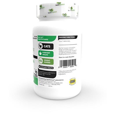 Image showing  NU CAT Multivitamin Chewable Tablets, 90 ct.