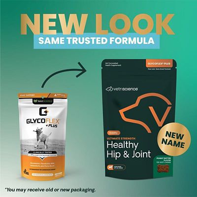 Image showing  Plus Joint Support Chews for Medium and Large Dogs, Peanut Butter Flavor, 120 ct.