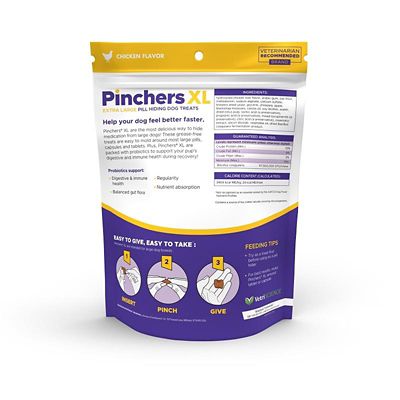 Image showing  Pinchers with Probiotics XL Pill Hiding Treats for Dogs