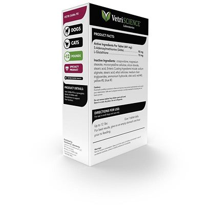 Image showing  Vetri-SAMe Liver Support Tablets for Cats and Dogs, 30 ct.