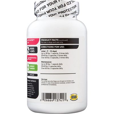 Image showing  Acetylator Gastrointestinal Supplement Capsules for Dogs and Cats, 120 ct.