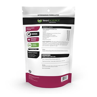 Image showing  Vetri-Cardio Bite-Sized Chews for Dogs, 60 ct.