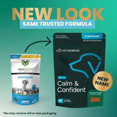 Image showing  Composure Calming Supplement Chews for Dogs, 60 ct.