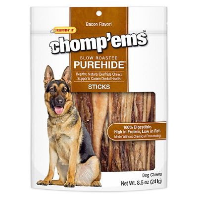 Chomp'ems PureHide Sticks Dog Treats, 8.5 oz.