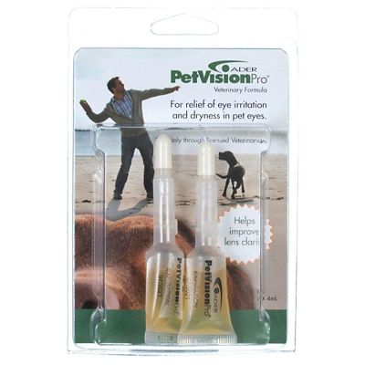 PetVisionPro Veterinary Formula Eye Drops for Dogs and Cats, 4 mL, 2 ct.