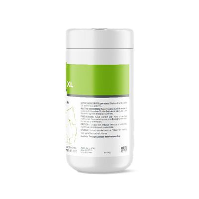 Image showing  XL Chlorhexidine and Ketoconazole Pet Cleansing Wipes, 5 in. x 6 in., 60 ct.