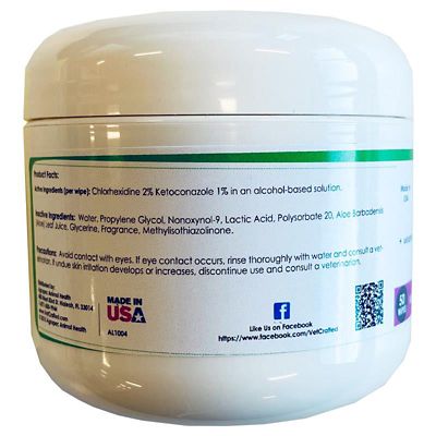 Image showing  Antiseptic Wipes for Dogs, Cats and Horses, 50 ct.