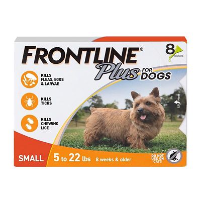 Frontline Plus Topical Flea, Tick and Lice Solution for Dogs
