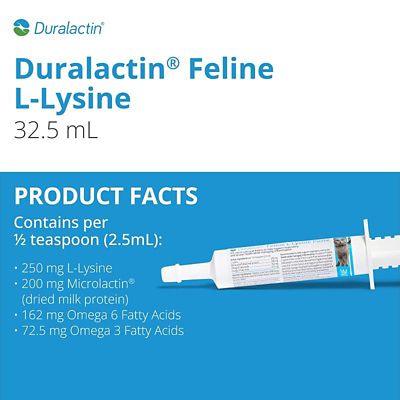 Image showing  L-Lysine Paste for Cats, 32.5 mL