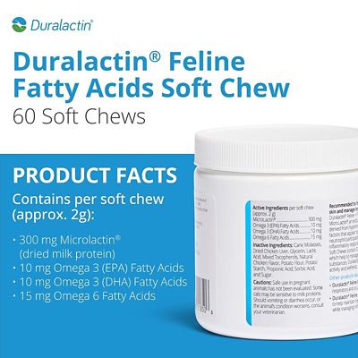 Image showing  and Fatty Acids Joint Supplement Soft Chews for Cats, 60 ct.