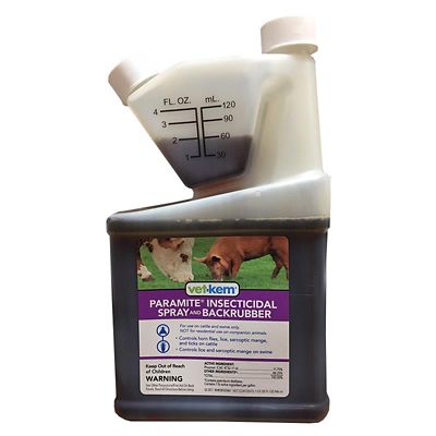 Vet-Kem Paramite Insecticidal Spray and Backrubber, 32 oz.