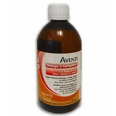 Aventi Omega-3 Complete Liquid Supplement for Dogs and Cats, 500 mL