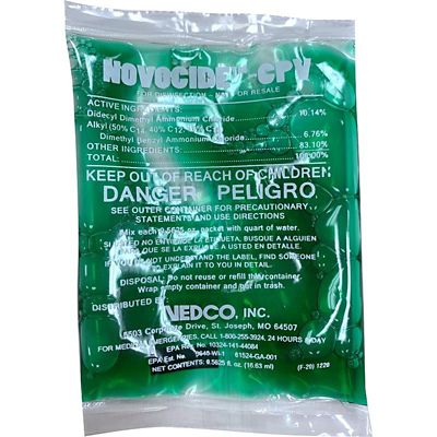 Image showing  Novocide-CPV One Step Disinfectant Cleaner Packets with Spray Bottle, 1/2 oz., 12 ct.